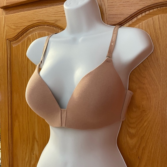 VICTORIA’S SECRET Cotton/Elastane No-Wire Bra,Beige,Size 36 C, Excellent… - Picture 2 of 16